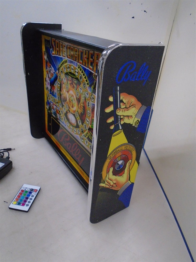 Bally Safe Cracker Pinball Head LED Display light box