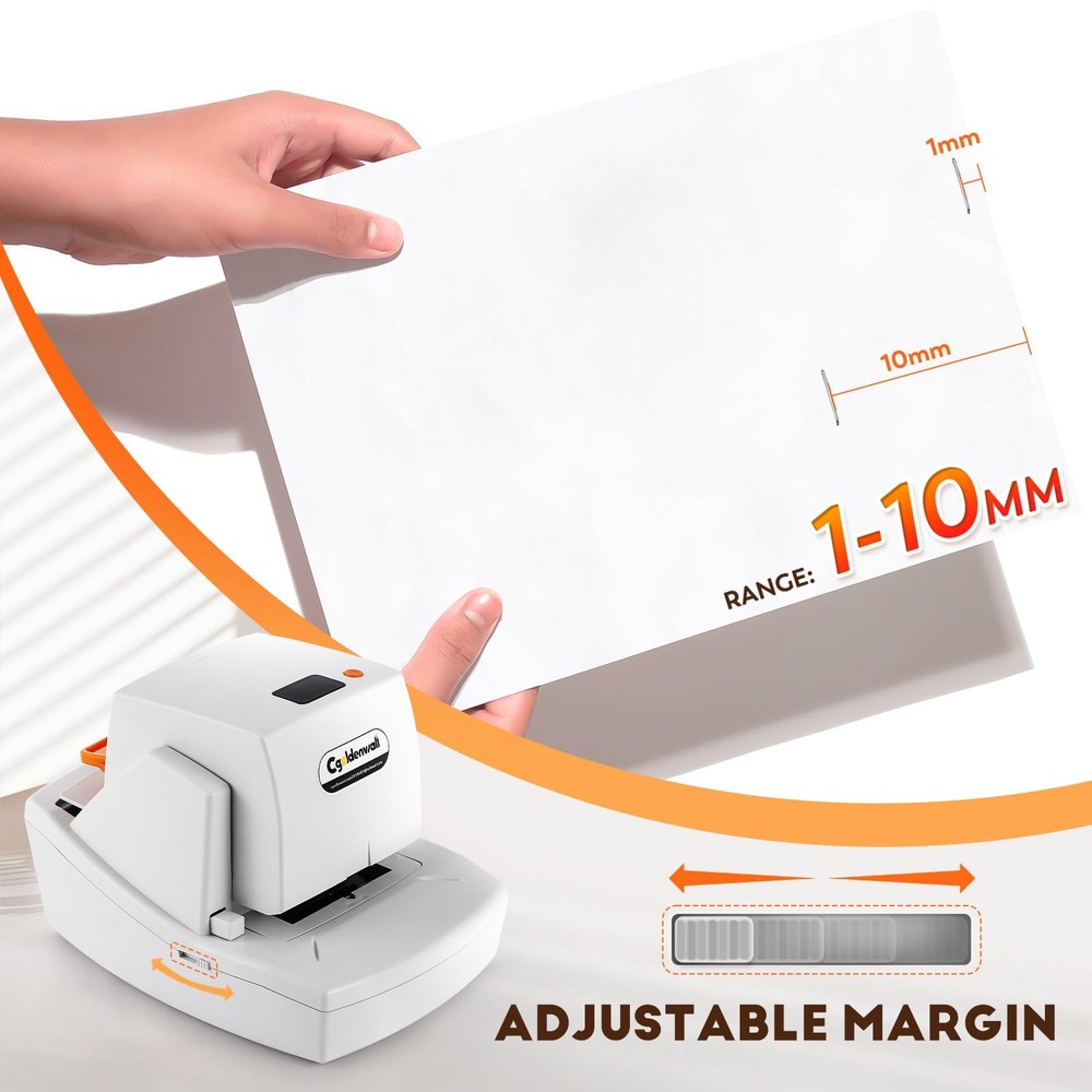 Automatic Heavy Duty Electric Stapler, 70-75 Sheets Capacity, with 6000 Stapl...