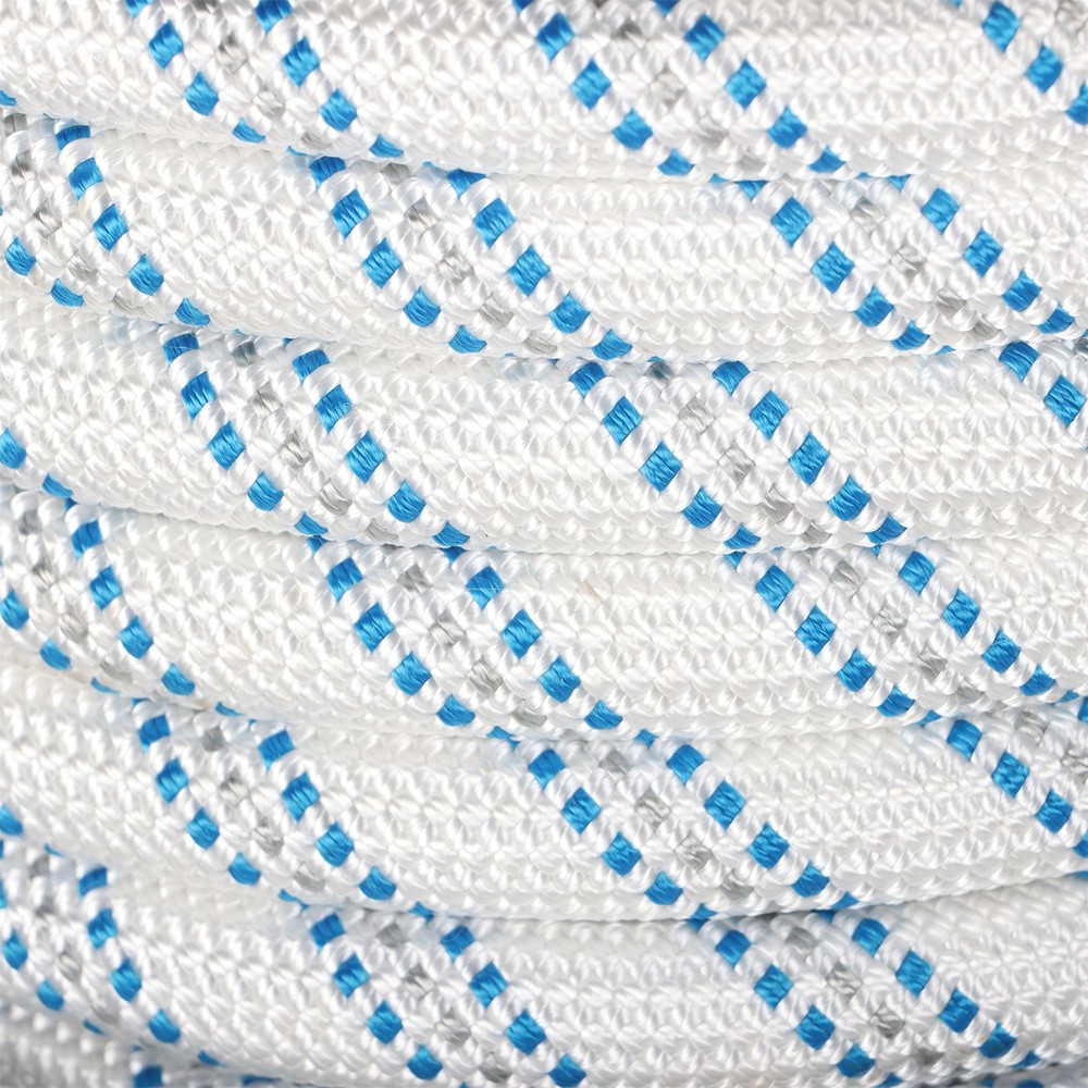 5/8" × 150' Nylon Double Braid Polyester Arborist Bull Rope Pulling Rigging Line