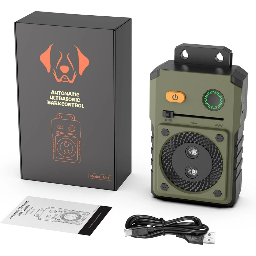Dog U11 Automatic Ultrasonic Bark Control Safe Anti Barking Training Device 50ft
