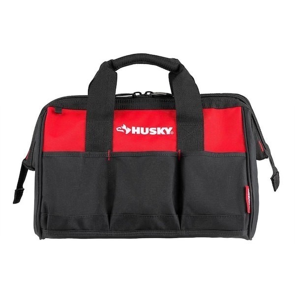 New Husky 3-Piece Tool Bag Combo with Multiple Pockets and Durable Fabric