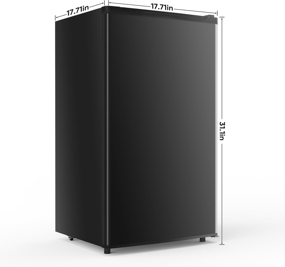NEWBULIG Compact Mini Fridge 3.2 Cu Ft Freezer