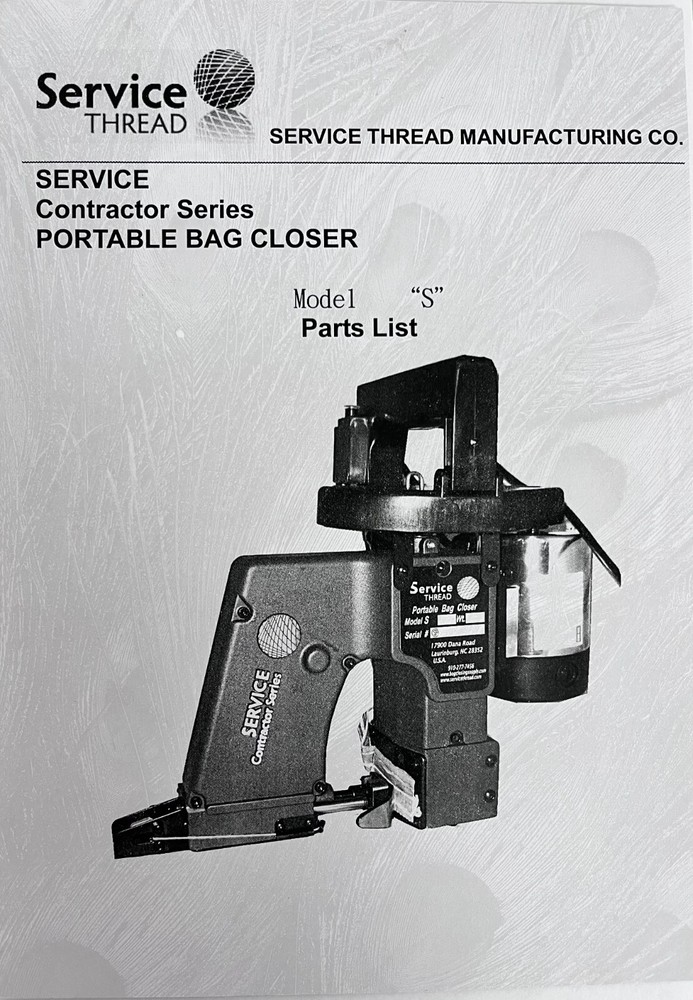 Service Thread Model S-Portable Bag Closer/Stitcher/Sewer
