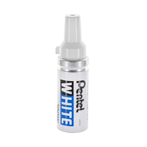 Felt Tip White Marker, Broad Point