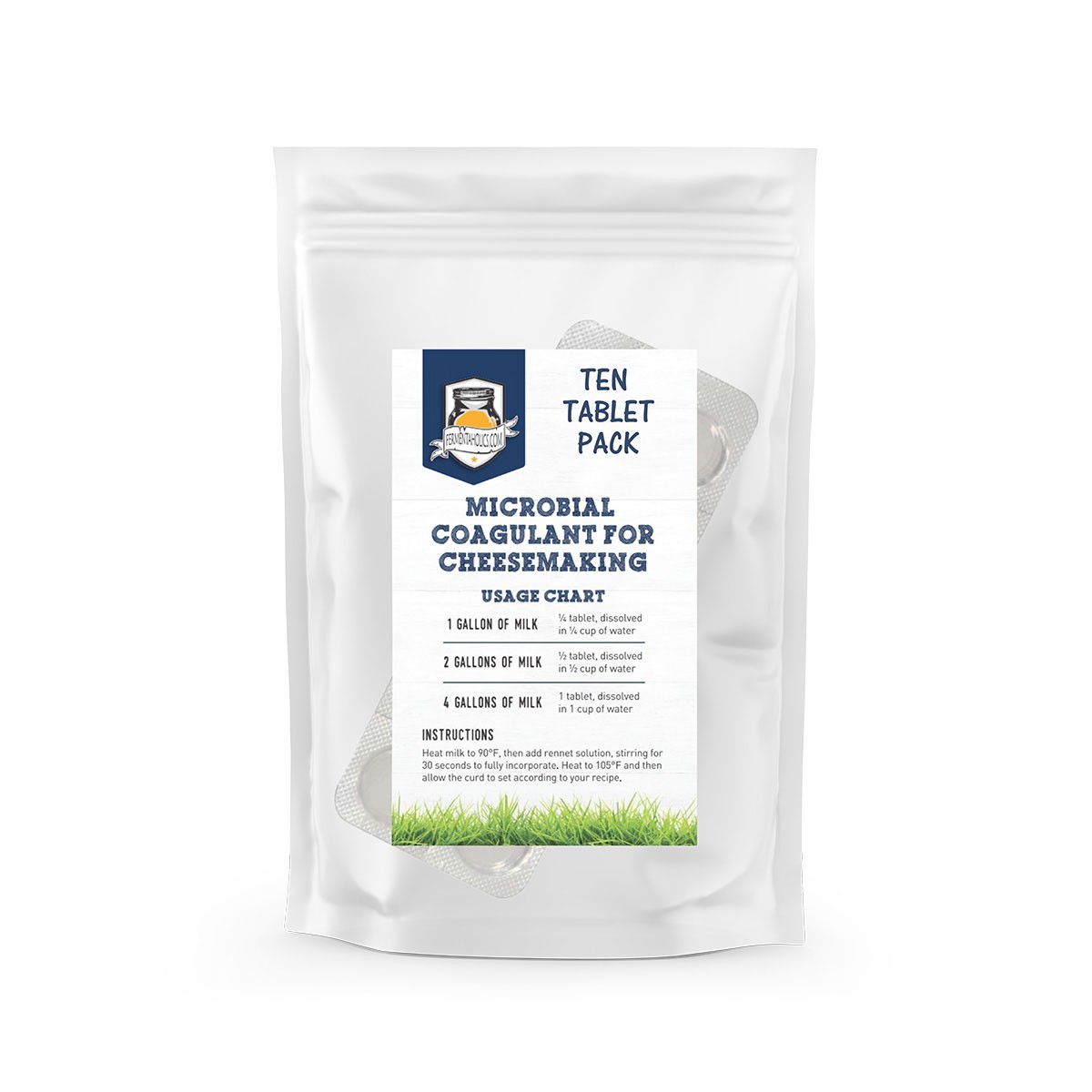 Microbial Rennet, Tablets - 10-pk