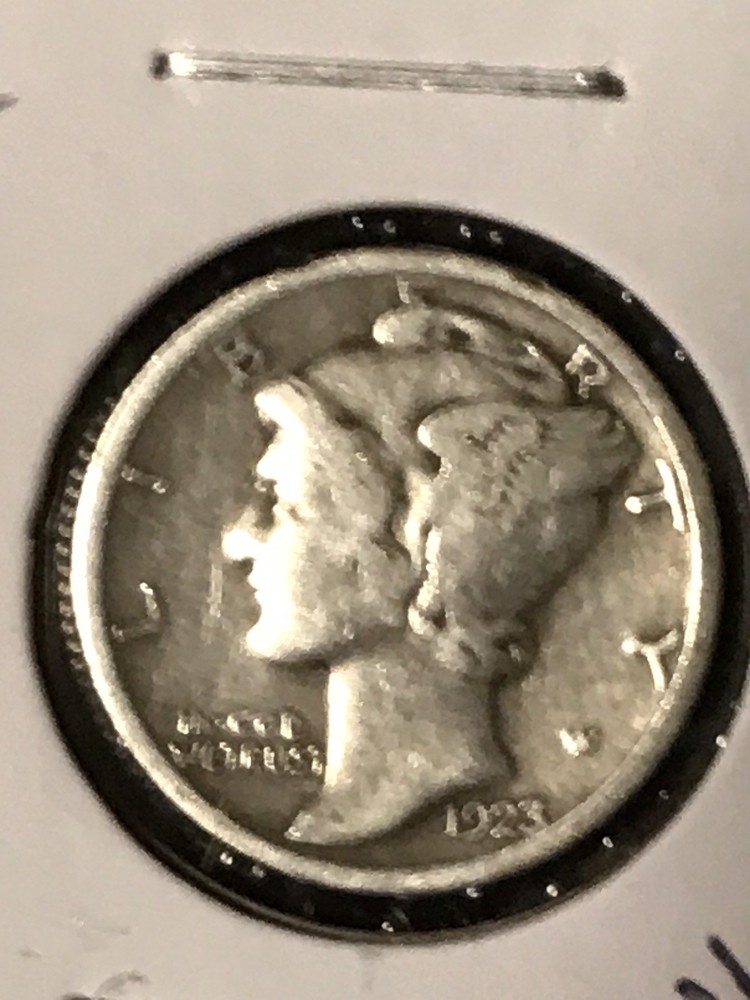 1923 Mercury Dime F