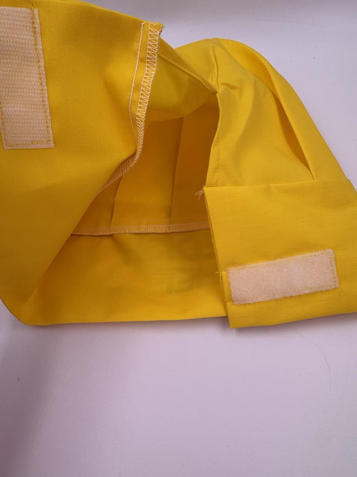 Swedish Chef Yellow Tall Chef Hat Pleated Front Adjustable Back