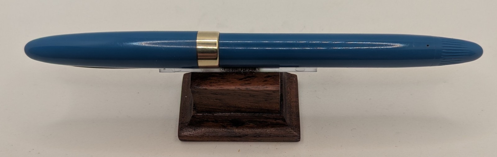 Vintage Aqua Sheaffer Admiral Snorkel Fountain Pen 14k #5 Fine Nib Unrestored