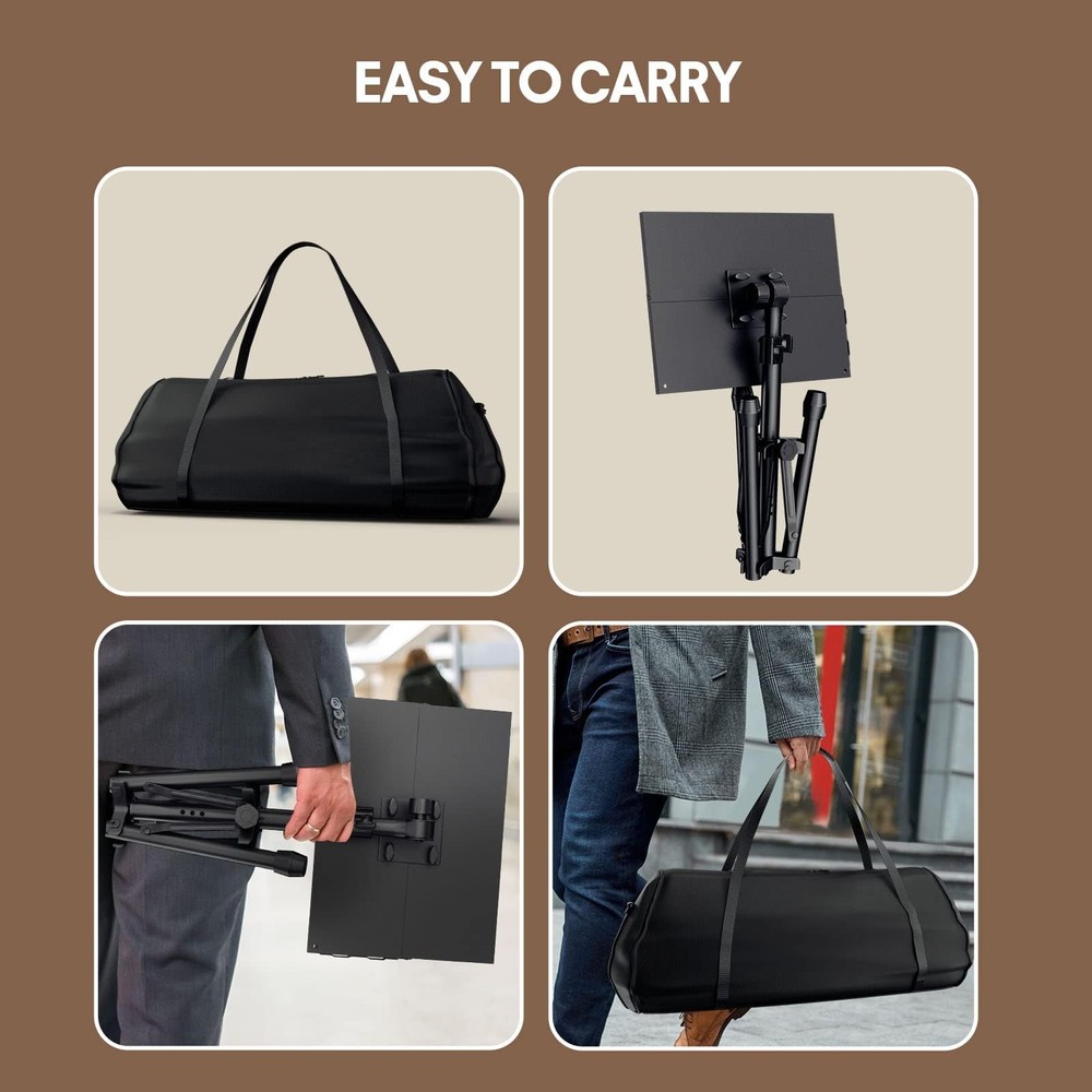 KOOV Projector Stand Adjustable Height 20" to 61", Foldable Projector Tripod ...