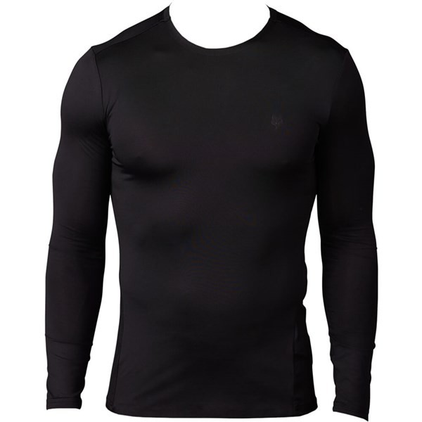 Fox Racing Tecbase Long Sleeve Base Layer Shirt, Black