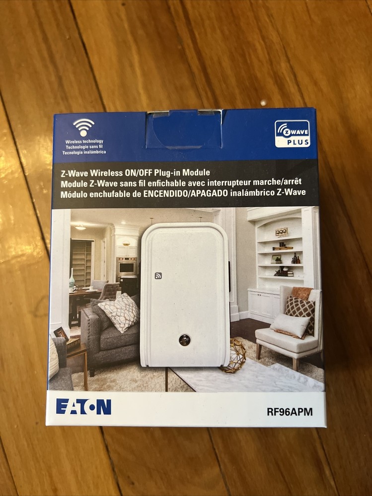Eaton Z-Wave Plus Wireless On/Off Plug-in Module, RF96APM