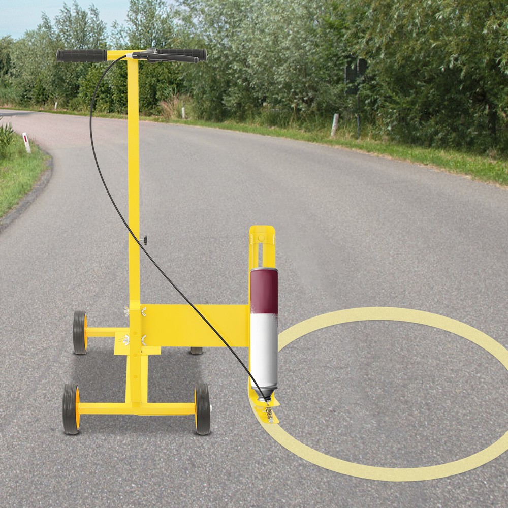 Score Line Striping Machine Multi-Function Striping Line Marking Machine 4-Wheel