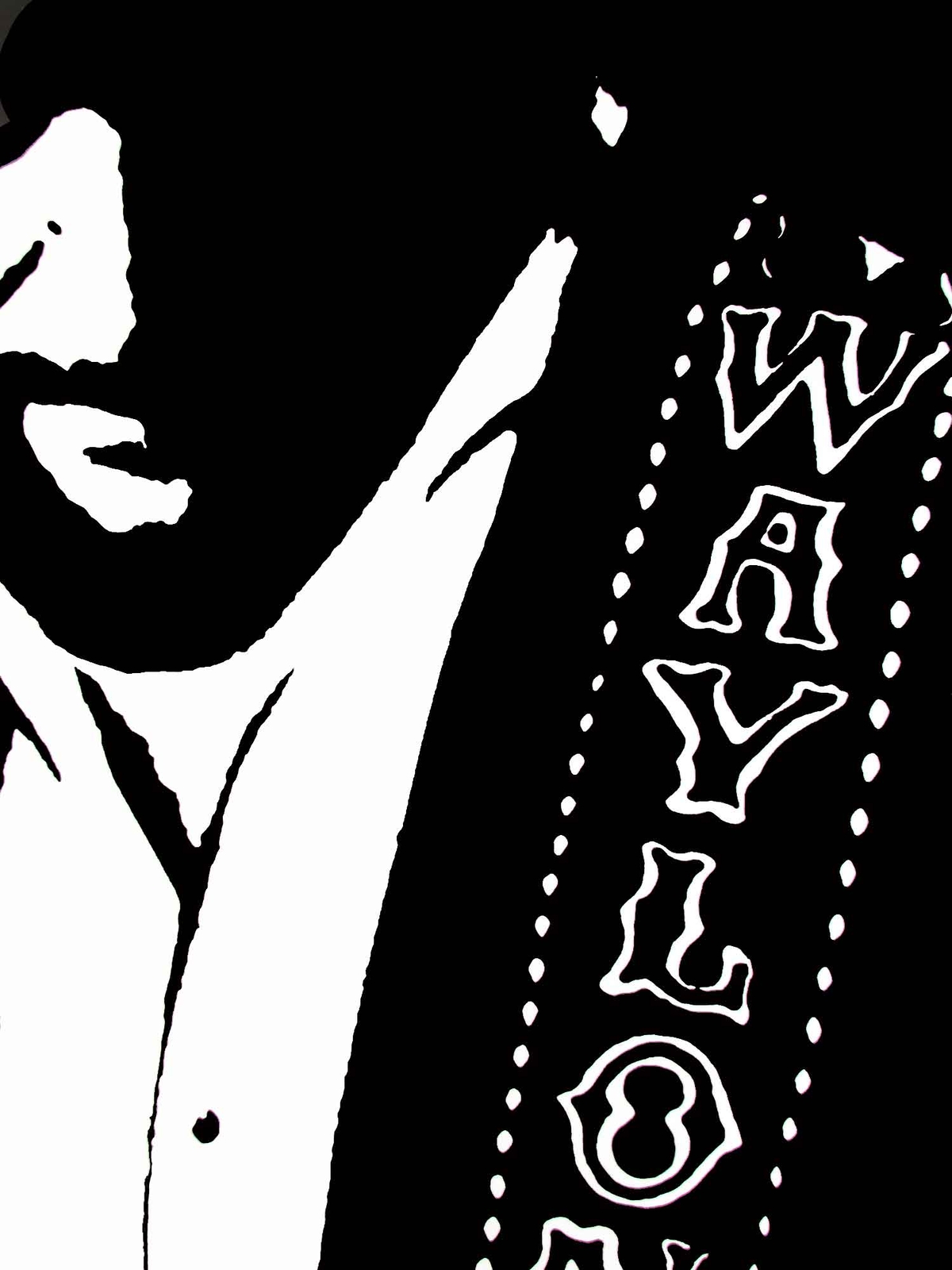 Waylon Jennings Poster Too Dumb for New York City Too Ugly for LA 18" x 28" NICE