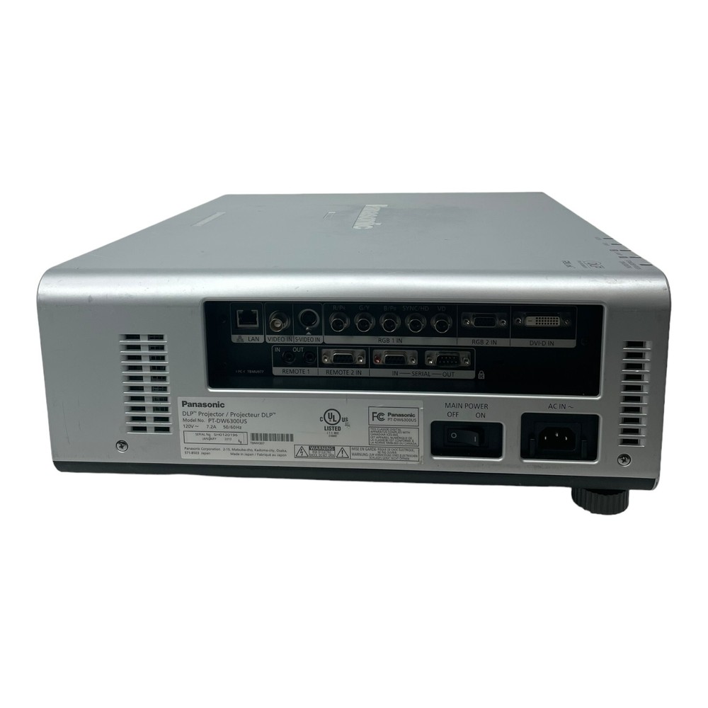 Panasonic PT-DW6300US WXGA DLP Projector