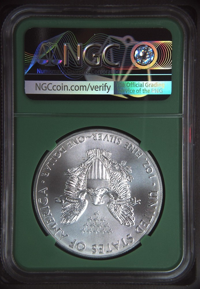 2014 Bullion Silver Eagles NGC MS-70