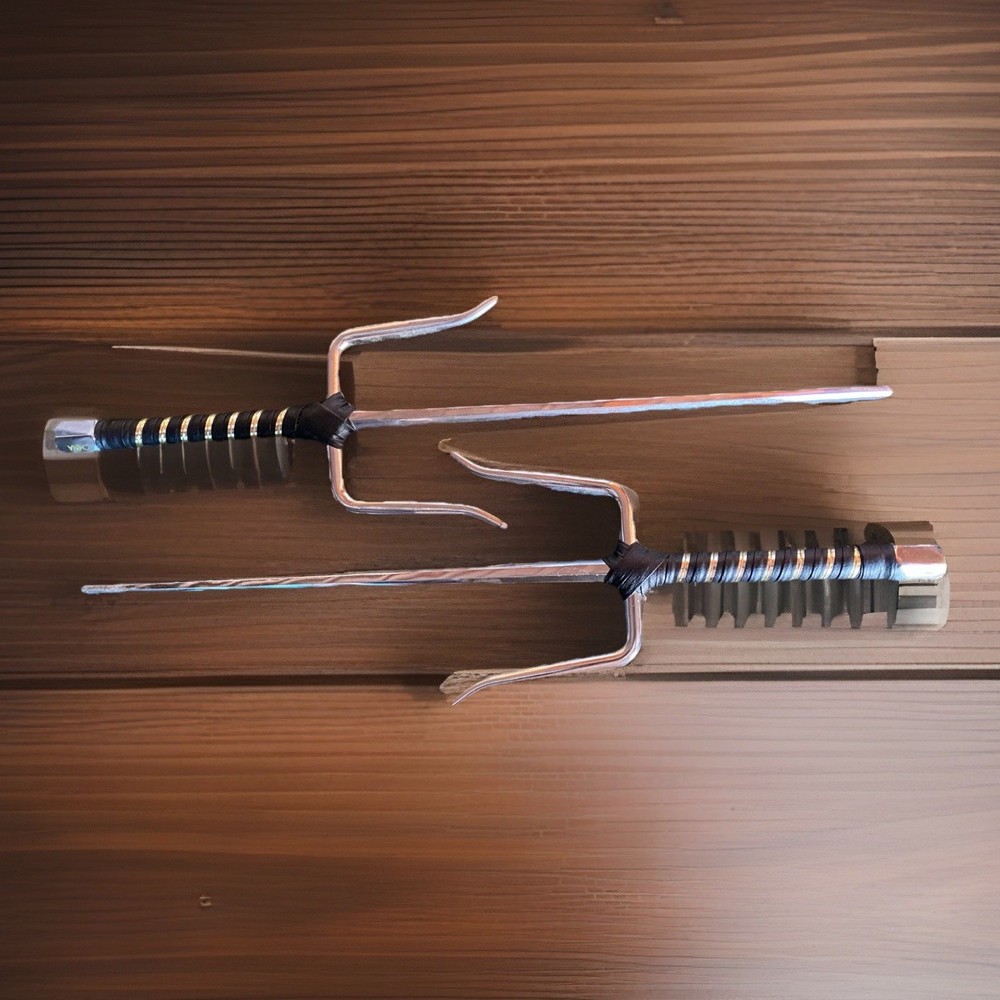 Sais Sword Set Non Sharpened Martial Arts Practice