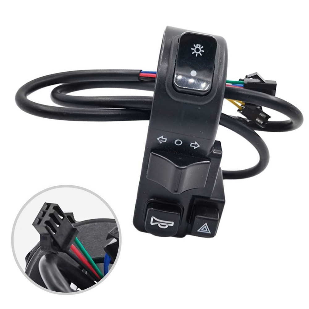 Versatile Handlebar Switch with 4 Functions in 1 for Electric Vehicles
