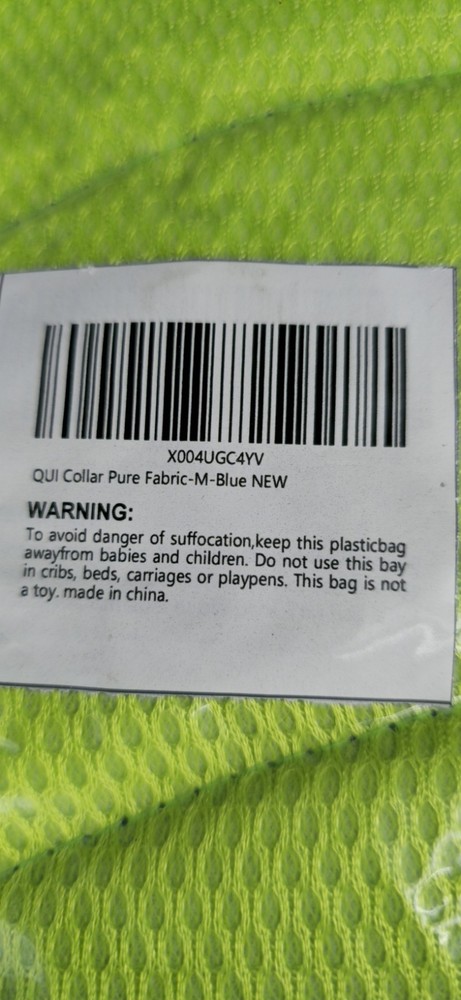 Soft Fabric Cone Collar, Medium, New