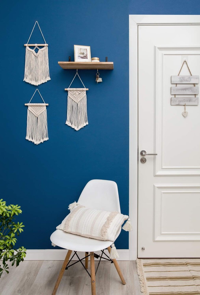 Small Macrame Wall Hanging Boho Set of 3