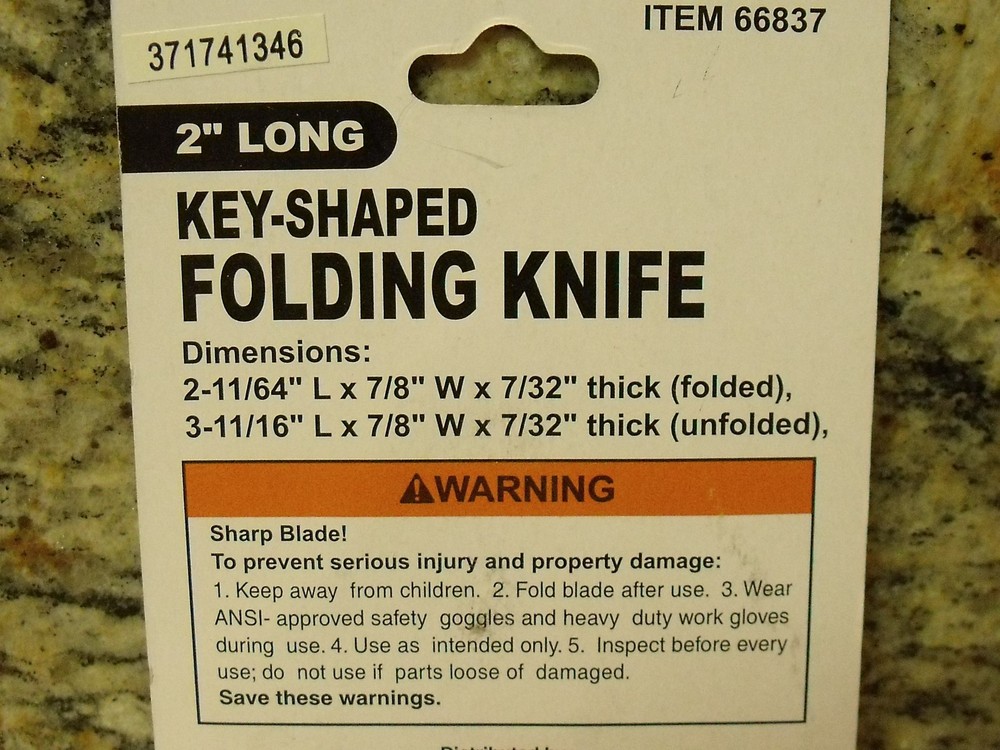 Unique Concealed KEYRING KNIFE