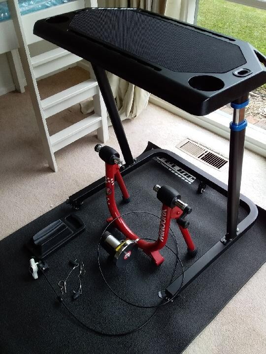 Indoor cycle trainer apparatus