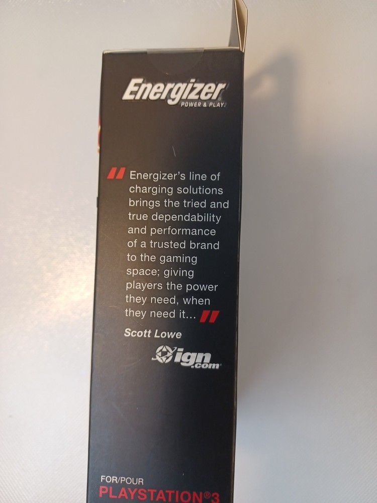 Energizer Charge Cable for Playstation 3