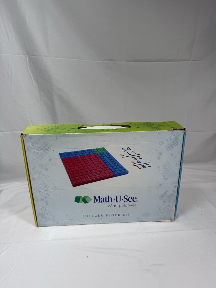 Math-U-See Integer Block Kit Manipulatives Educational Math Learning Incomplete