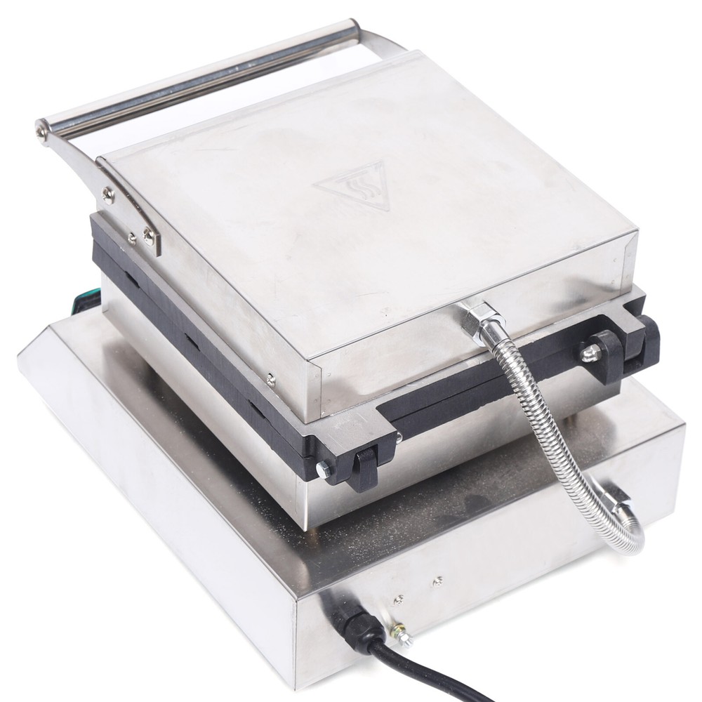 Commercial Waffle Maker 110V 1500W 6Pcs Rectangle Waffle Maker Machine Nonstick