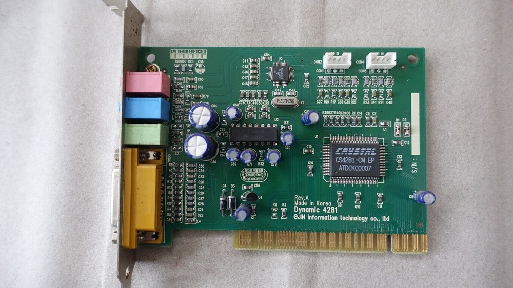 DYNAMIC 4281 CS4281-CM EP   PCI Sound Card