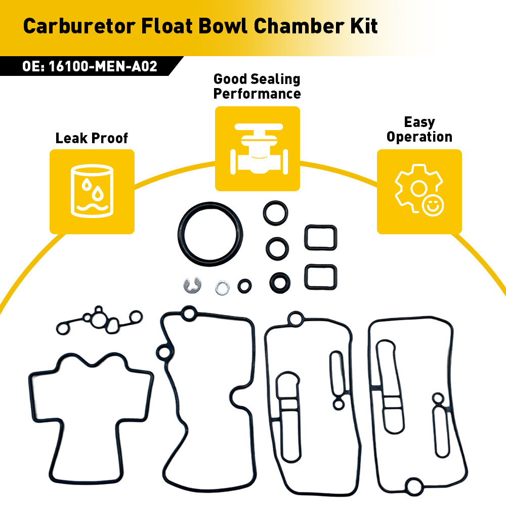 New For Honda CRF450R 2002-2008 Carburetor Rebuild kit Carb Jets Needle 02-08 US