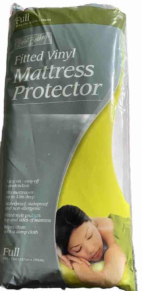 Full Size Bedding Fitted Vinyl Mattress Protector