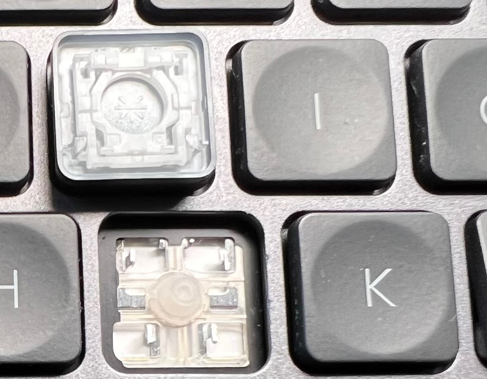 Logitech MX Keys Mini GRAPHITE REPLACEMENT KEYBOARD KEYCAPS KEYS (YR0084)