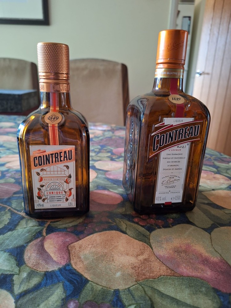 Empty Cointreau bottle, unusual size 35cl