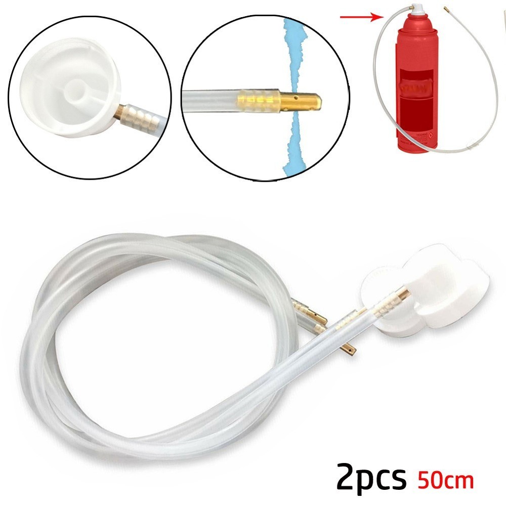 Long Reach Spray Extension Hose 2pcs for Undercoating Application 50cm