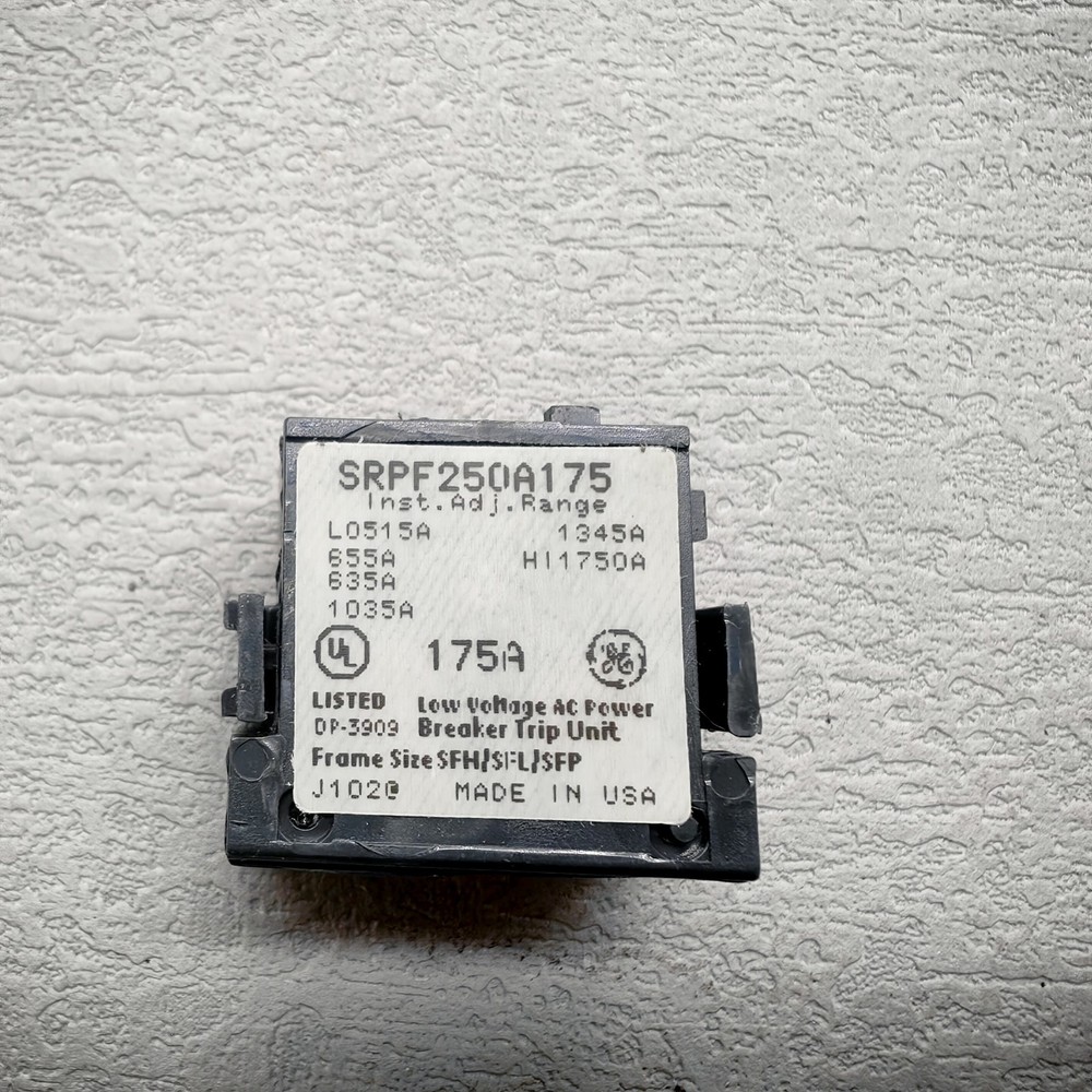GE SRPF250A175 Rating Plug New in box