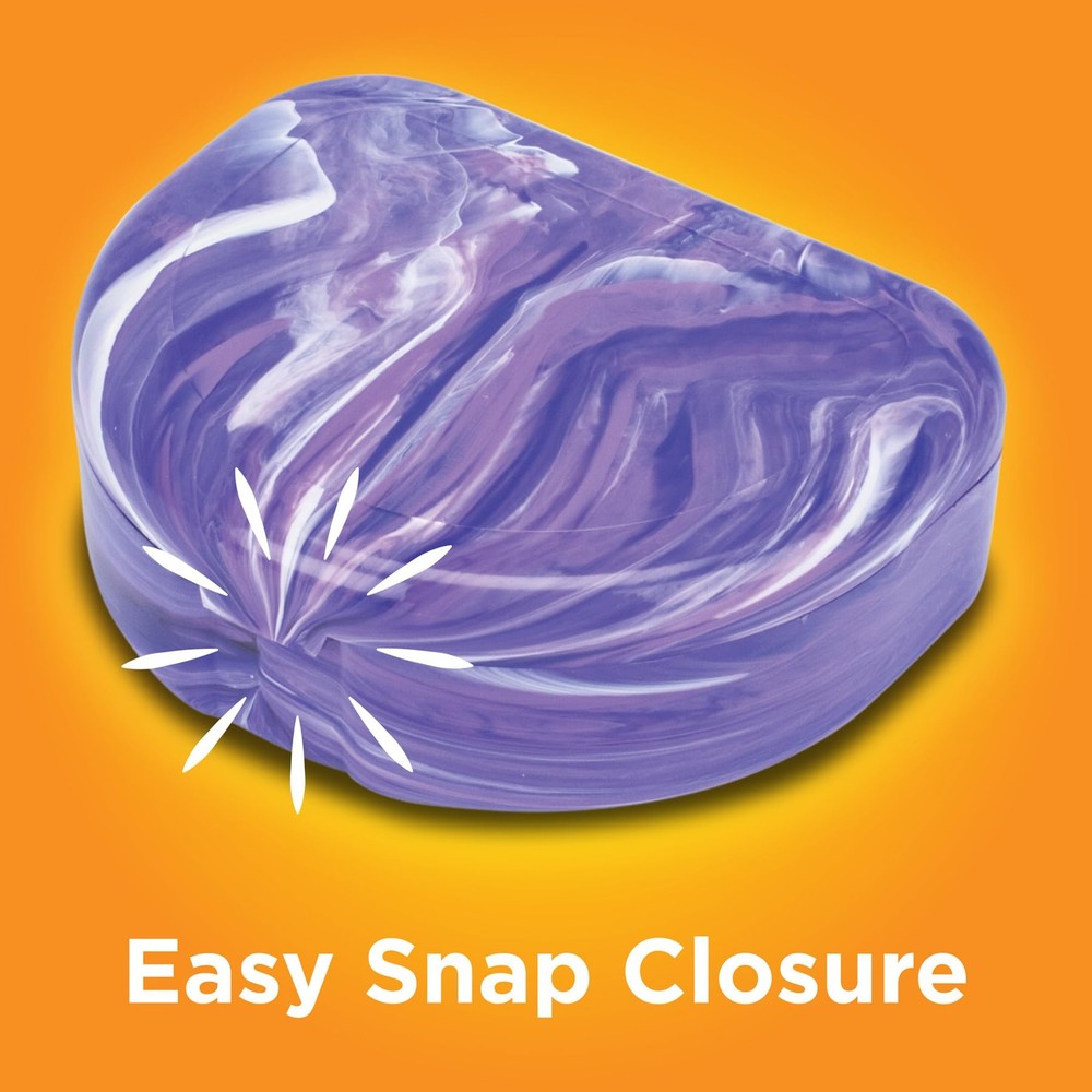 Marble Retainer Cases with Labels, Assorted Colors, 24 Pack 24 Pack,