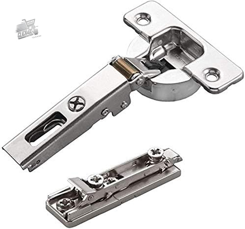 - Straight decelerating hinge "cushioned closure" retractable, Ø35 mm, open