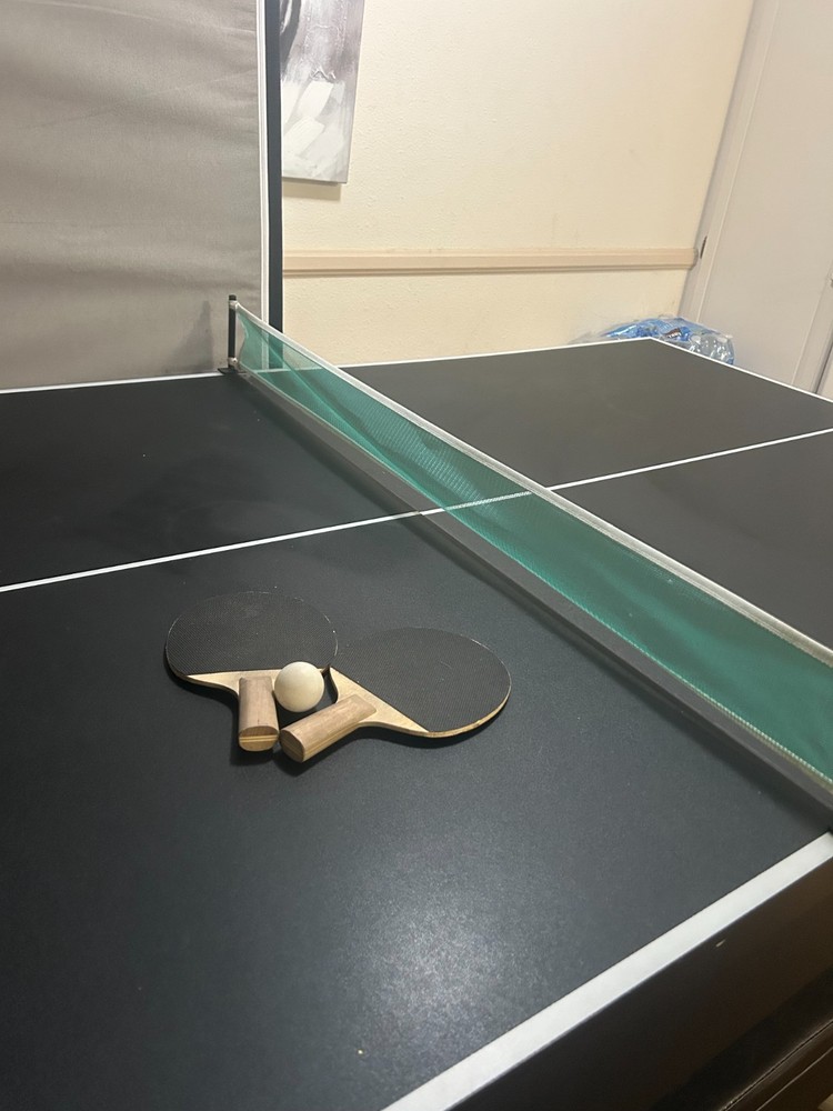 3 in 1 table (ping pong, pool table and dining table)