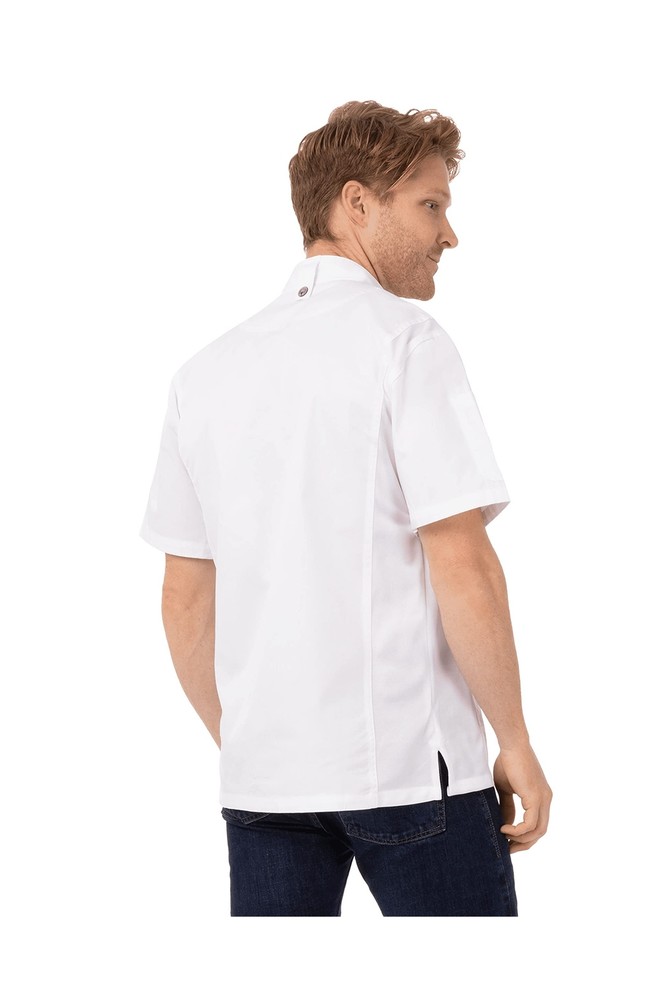 Chef Works Men's Rochester Chef Coat Medium White