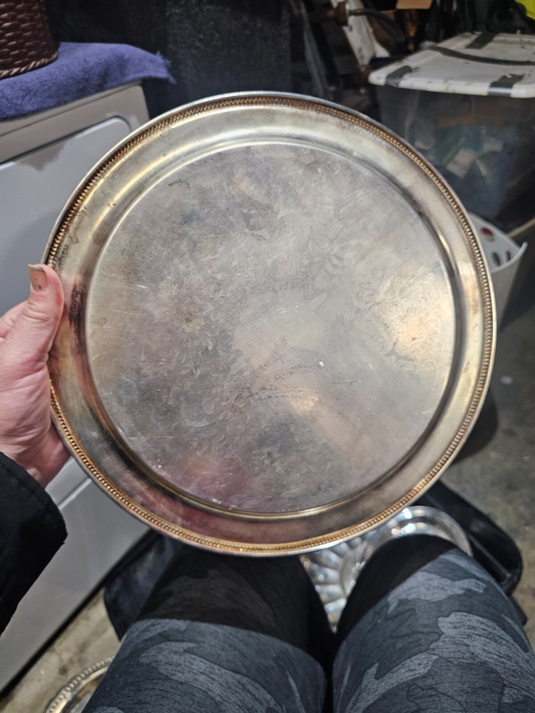 oneida 12.5 inch silver plate