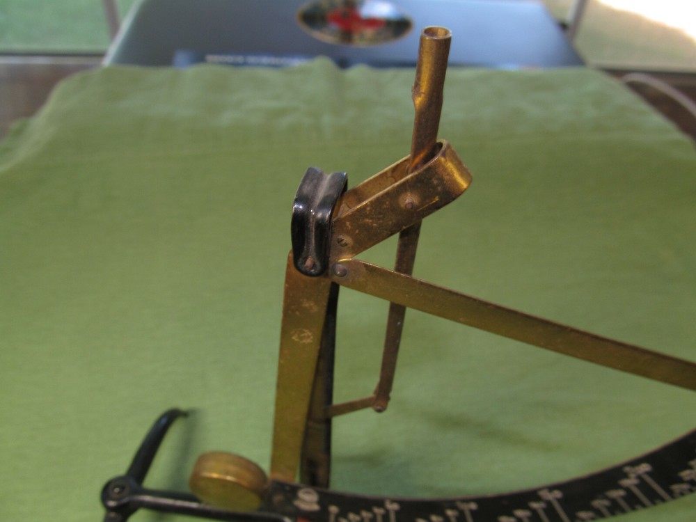 Model "Concav" Qadrant Letter Scale made by Ph. J. Maul, Germany - Missing Tray