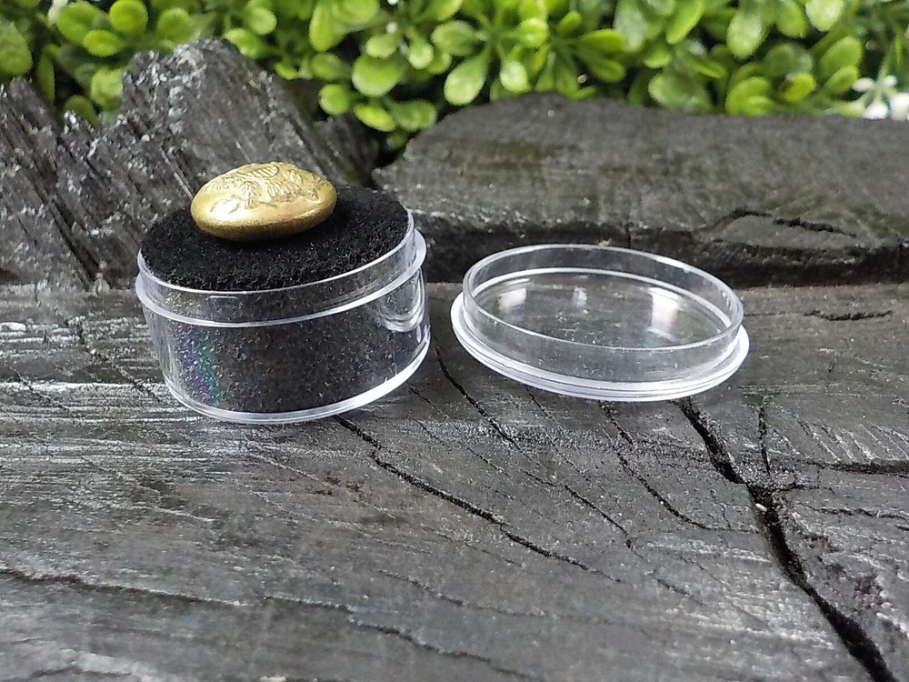 Old Rare Vintage Antique Civil War Relic Eagle Cuff Button with Free Button Case