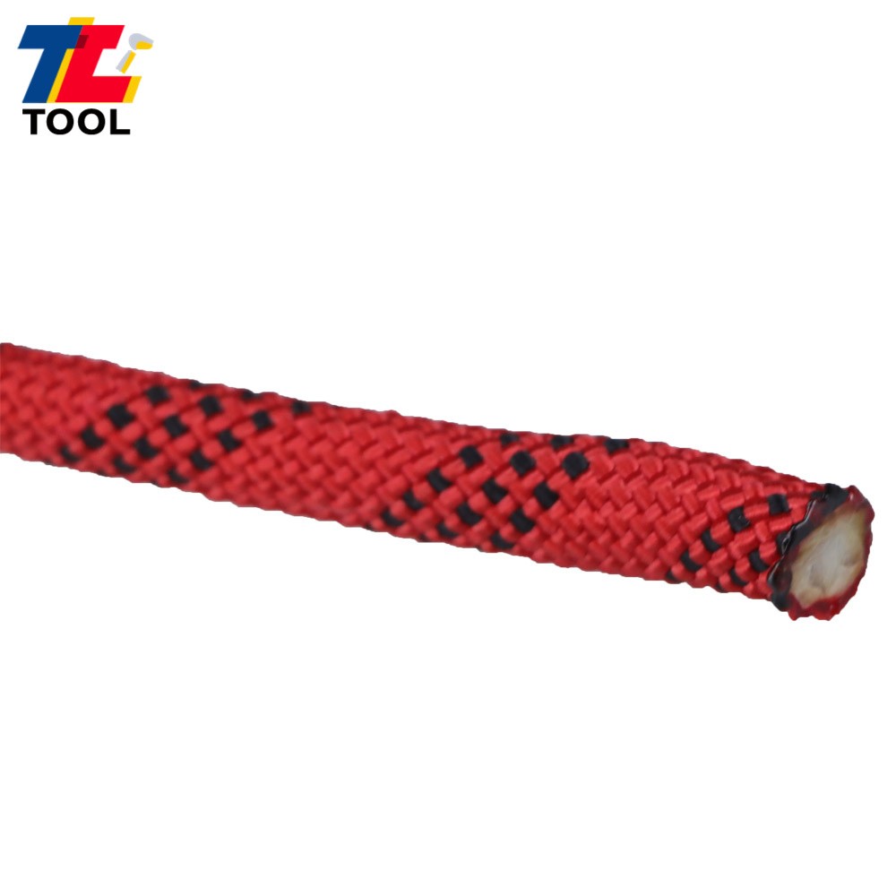 3520Lbs 3/8" × 100' Braid Polyester Rope Arborist Tree Rope High Strong