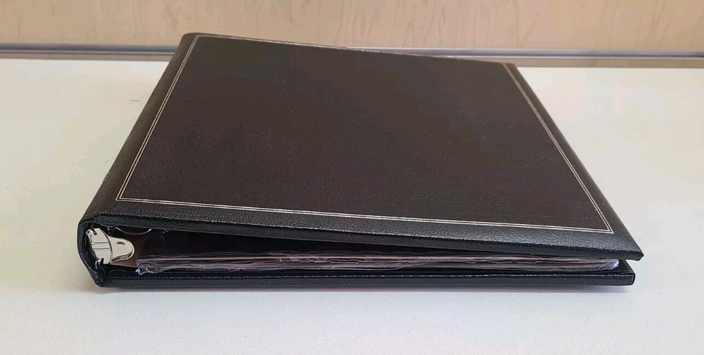 CD/DVD Storage Binder Set, Black w/ 10 Sleeves