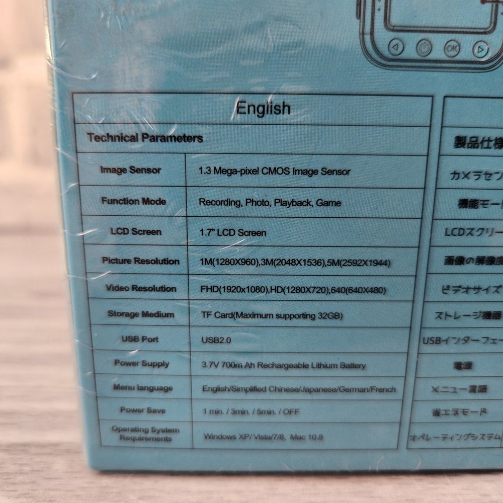 Prograce Kids Camera Color Navy