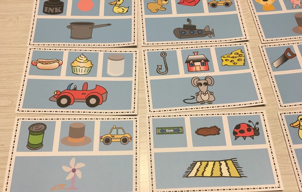 Rhyming Words Activity Kit