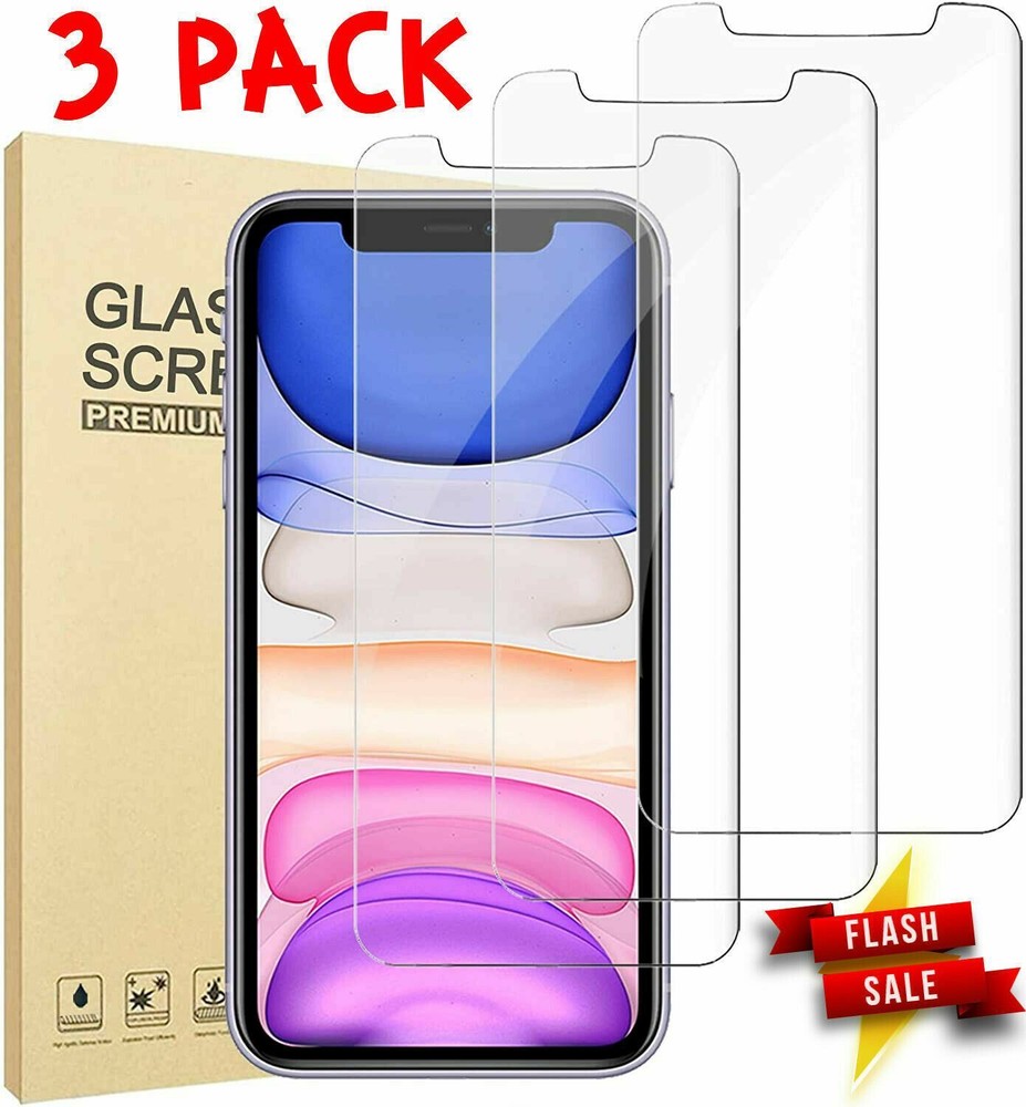 3 Pack Tempered Glass Screen Protector FULL COVERAGE for iPhone 12 MINI