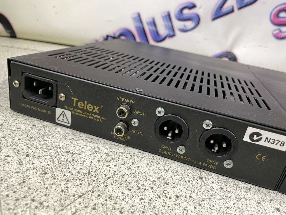 Telex Audiocom SPS2000A & US2000A Intercom Console