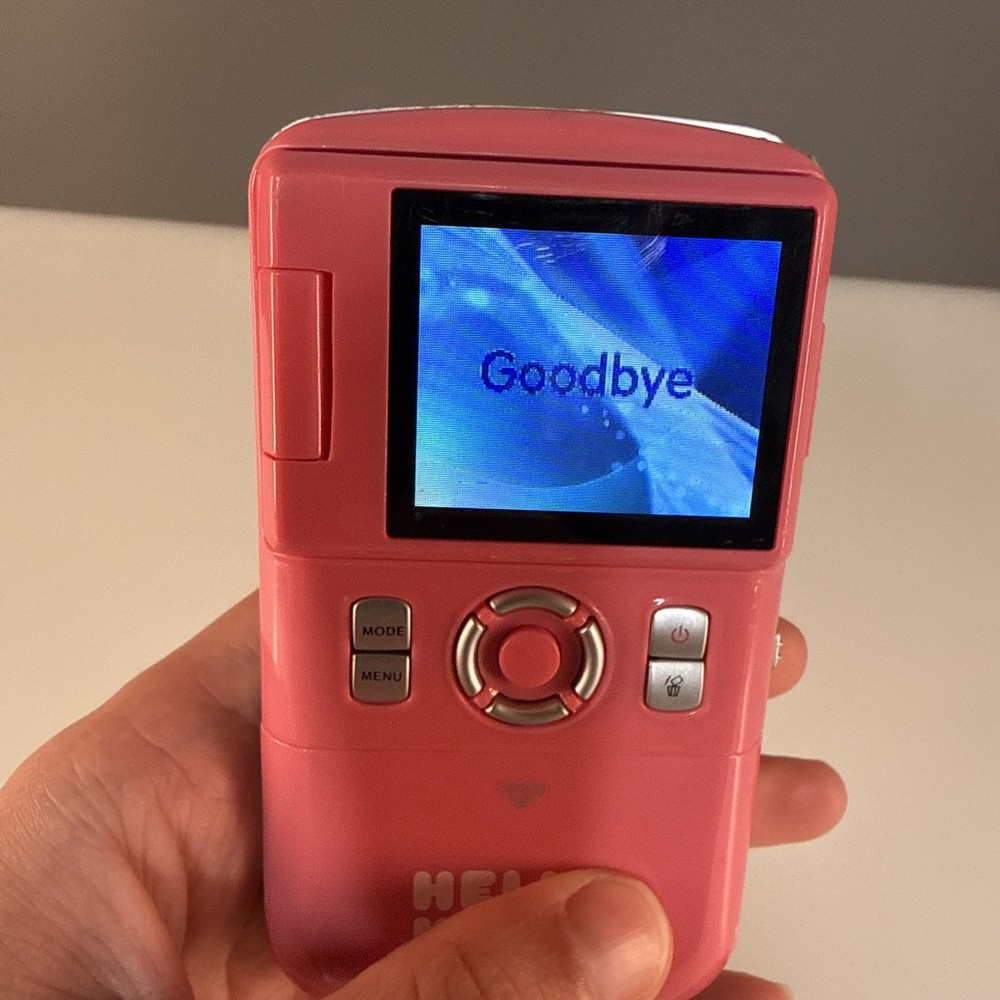 RARE Hello Kitty Camera, Camcorder - Tested and working