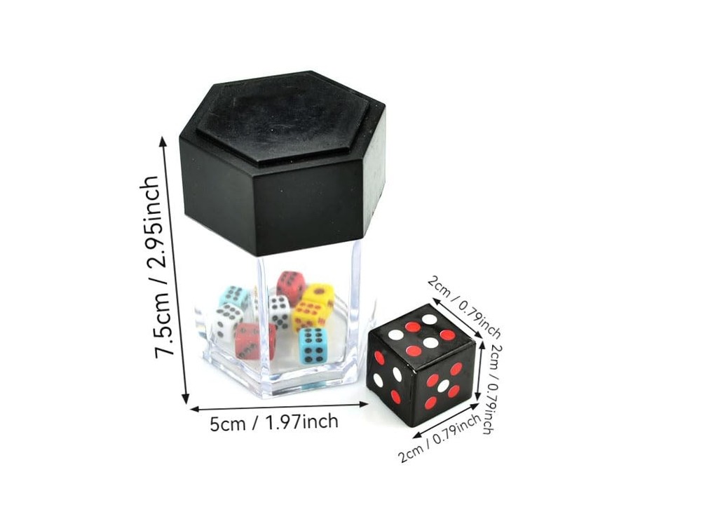 sumrica Magic(3PCS) Explode Explosion Dice Easy Magic Tricks for Kids Magic Prop